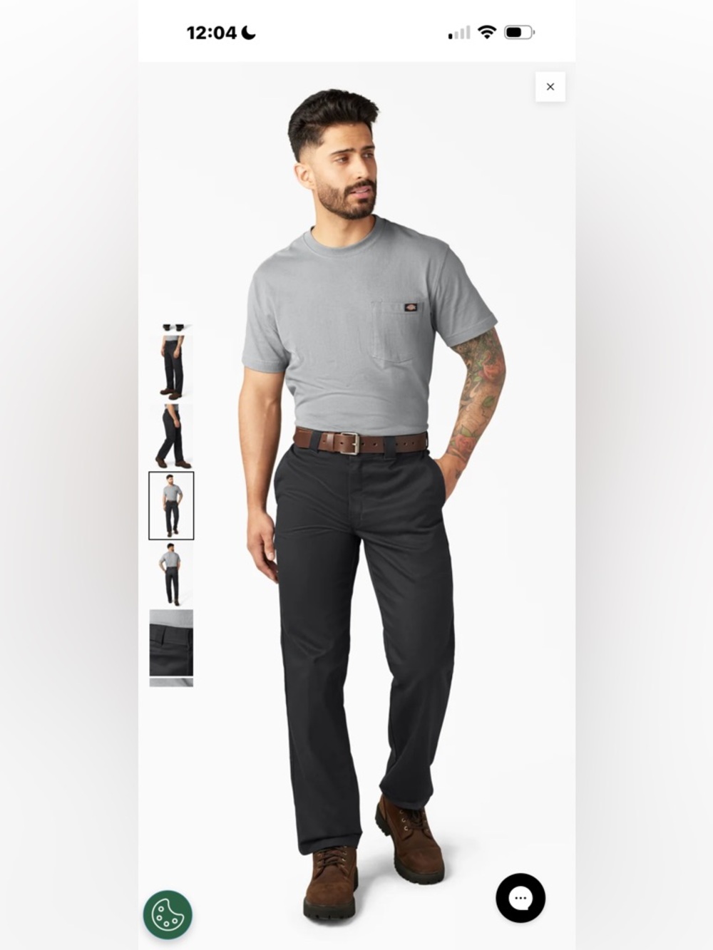 New- Dickies flex Men’s Straight Leg Work Jeans - Black